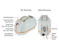 TUNÇMATİK Reguline 600VA TSK2918 REGULATÖR  VOLTAJ DUZENLEYICI GERİLİM DÜZENLEYICI  - 2
